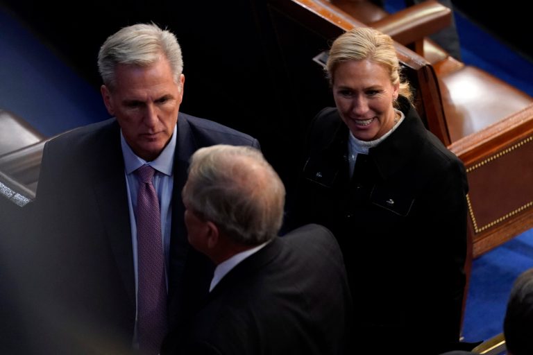 McCarthy to host benefit aimed at raising $50,000 for Marjorie Taylor Greene amid Freedom Caucus rift