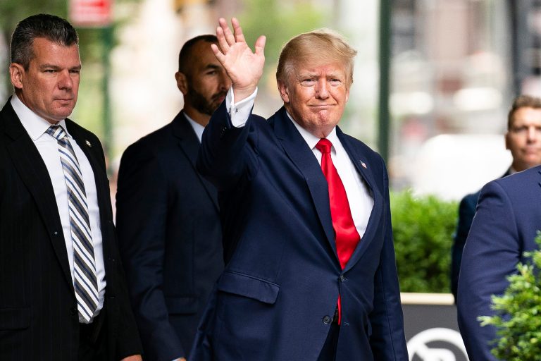 Former President Donald Trump holds a considerable lead over would-be 2024 Republican primary challengers in the latest tracking poll from Morning Consult, a sign that his candidacy is benefiting from recent questions raised about his chief political rivals. 