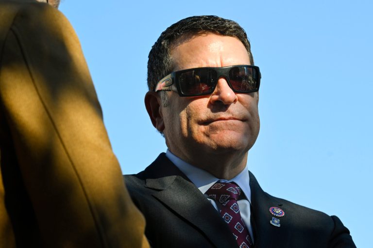 Rep. Mark Green (R-TN) attends the inauguration of Gov. Bill Lee (R-TN) in the Legislative Plaza on Saturday, Jan.21, 2023, in Nashville.