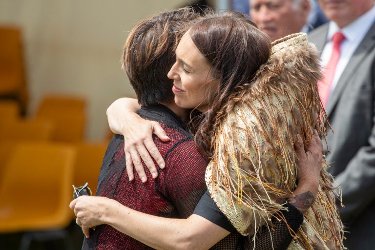 New Zealand’s Ardern bids emotional farewell during last appearance as prime minister