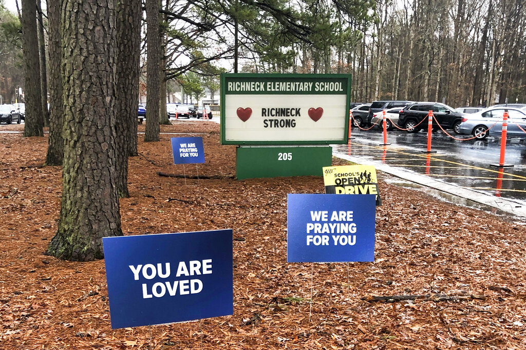 Virginia mother of 6-year-old who shot teacher arrested