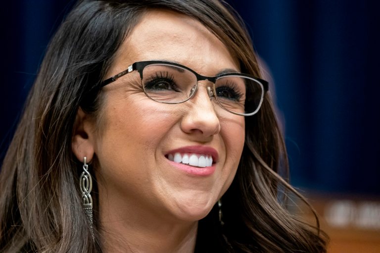 Rep. Lauren Boebert (R-CO), takes her seat on the House Oversight and Accountability Committee during an organizational meeting for the 118th Congress, at the Capitol in Washington, D.C, on Tuesday, Jan. 31, 2023. 