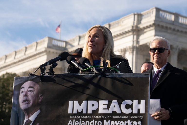 Voters back Marjorie Taylor Greene’s impeachment of Mayorkas