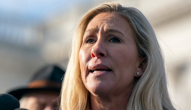 WATCH: MTG floats temporary voting ban for Democrats who move to red states