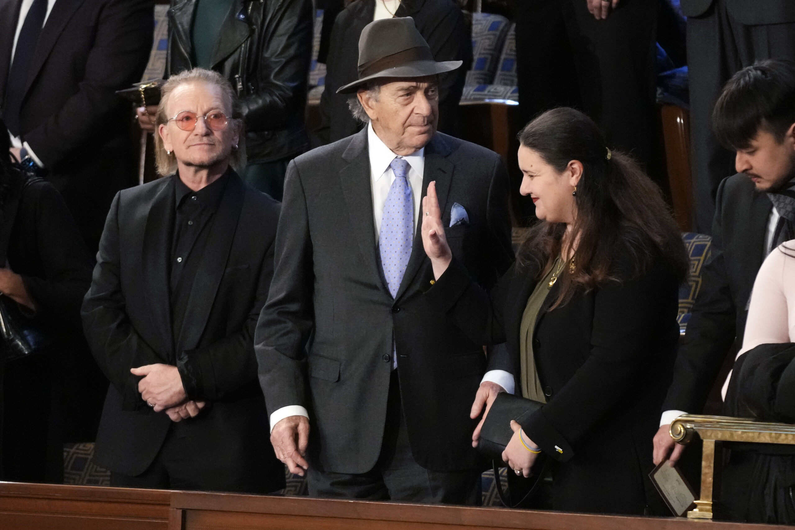 State of the Union 2023: Paul Pelosi sits by U2’s Bono as guests of Jill Biden