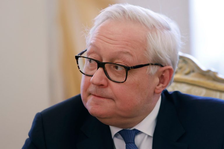FILE - Russian Deputy Foreign Minister Sergei Ryabkov attends a meeting in Moscow, Russia, Tuesday, March 15, 2022. (Maxim Shemetov/Pool Photo via AP, File)