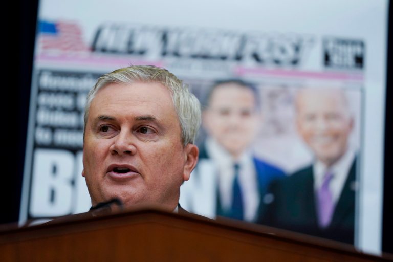 House Oversight and Accountability Committee Chairman James Comer, R-Ky., speaks during a House Committee on Oversight and Accountability hearing on Capitol Hill, Feb. 8, 2023, in Washington. 