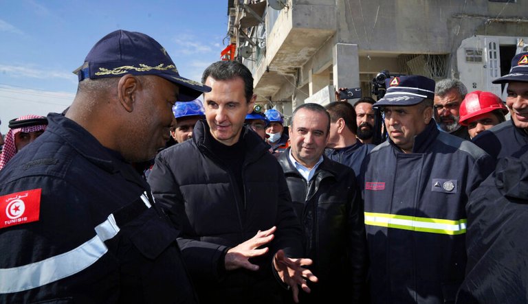 Quake brings chance for Syria’s Assad to ease isolation