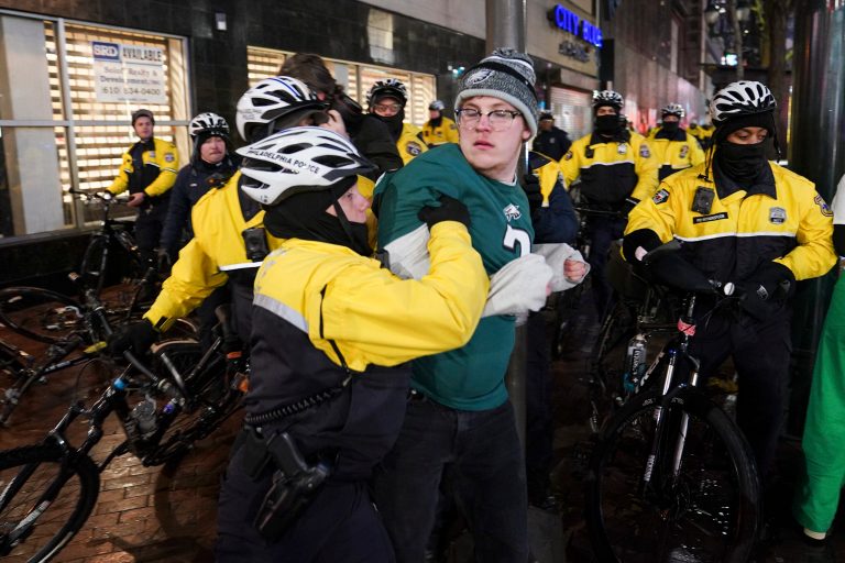Super Bowl 2023: Distraught Eagles fans flood Philly streets after loss