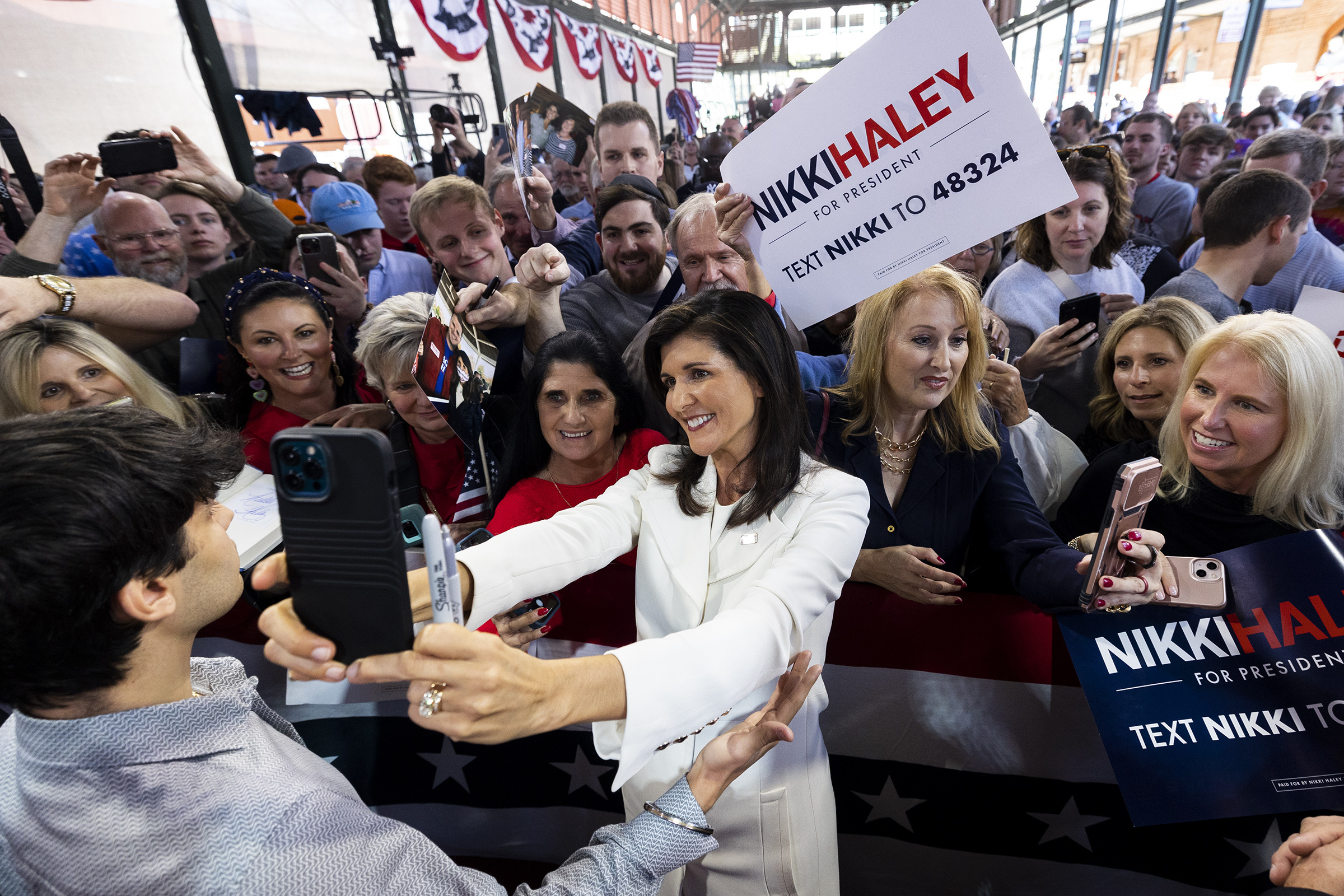Nikki Haley says she told Trump US ‘needed to go in a new direction’ before 2024 bid