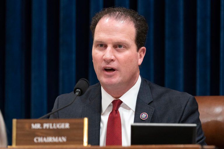 Chairman August Pfluger, R-Texas, speaks during a hearing of the House Homeland Security subcommittee on Counterterrorism, Law Enforcement, and Intelligence on 
