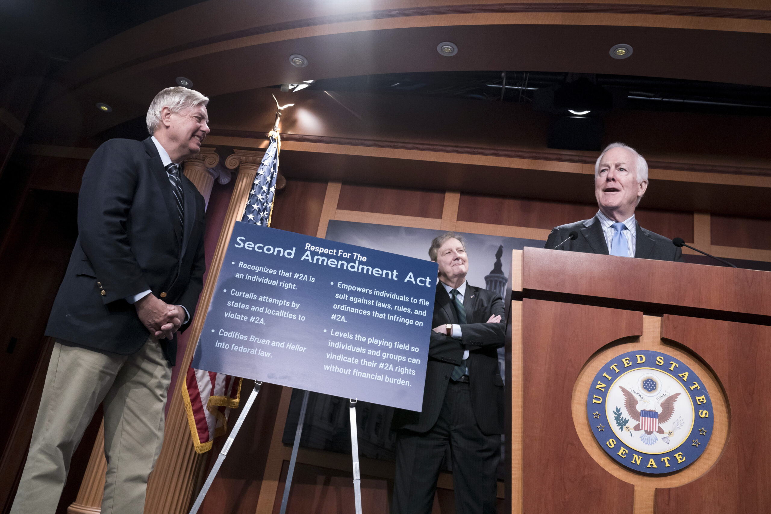 Lindsey Graham, John Cornyn, John Kennedy