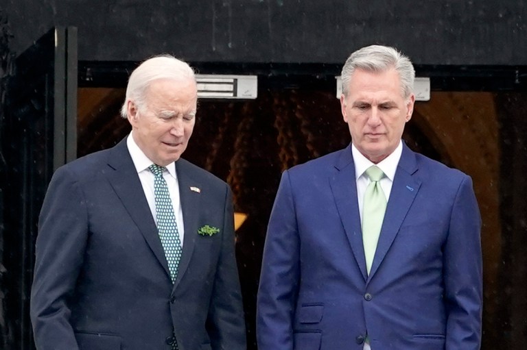 The White House is preparing a new line of attack against Republicans, claiming that lawmakers who vote for House Speaker Kevin McCarthy's debt limit proposal are violating a long-held conservative pledge not to raise taxes on American families.