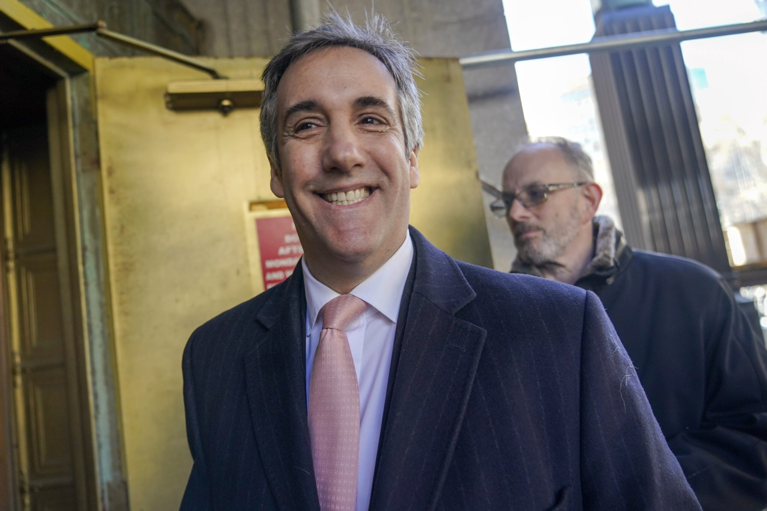 Michael Cohen says Trump had ‘complete and total fear’ in his eyes during arraignment