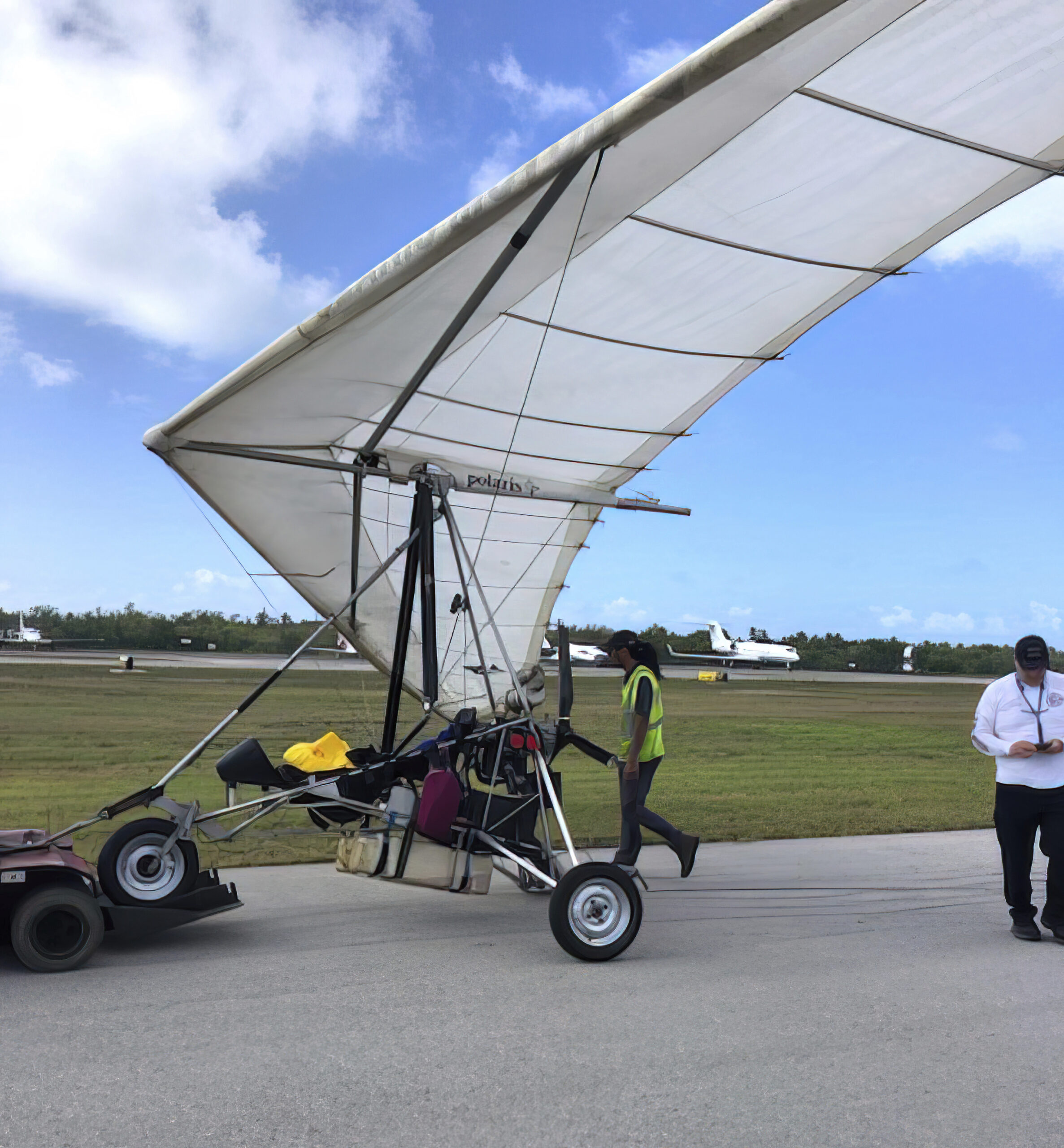 Cuban migrants in custody after flying almost 90 miles to US on hang glider
