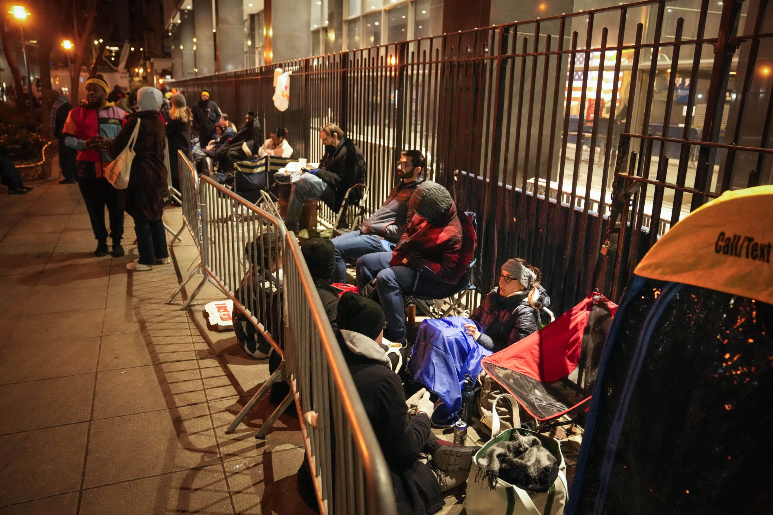 Trump indicted: People wait outside New York courthouse ahead of arraignment