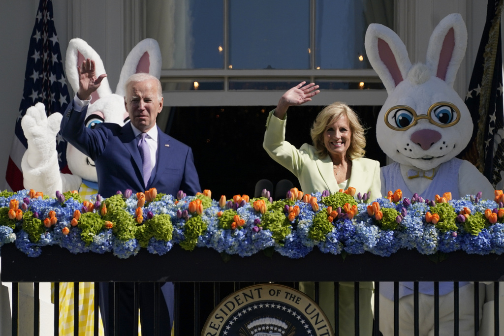 Bidens host ‘EGGucation’-themed White House Easter Egg Roll