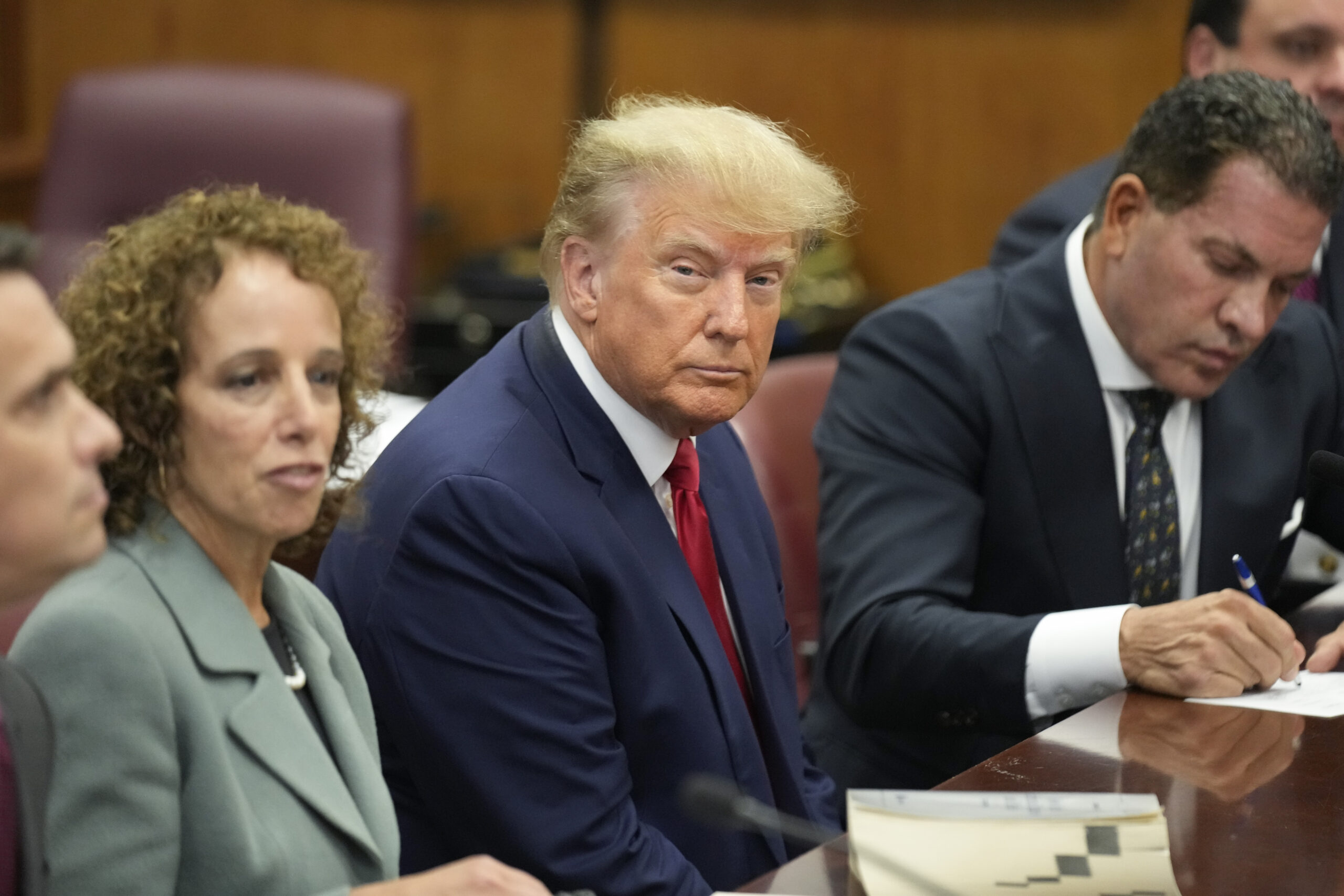 Trump recounts courthouse scene in post-arraignment interview: ‘People were crying’
