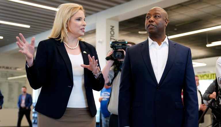 Tim Scott, exploring presidential run, hits pure notes about America’s goodness
