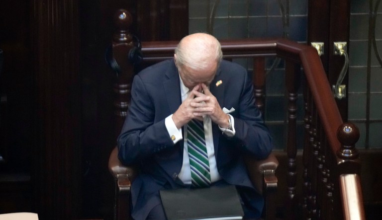 ‘Old’ Biden tells Irish parliament he’s ‘at the end of my career’