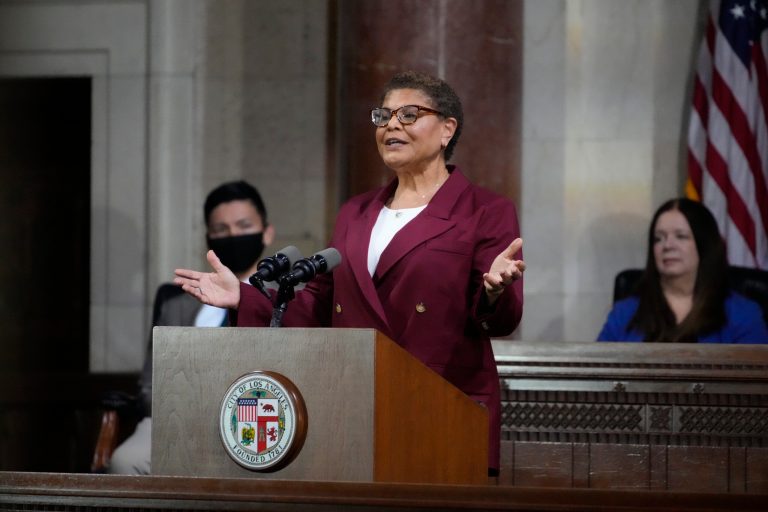 Los Angeles Mayor Karen Bass wants $1.3 billion for homeless crisis as crime rises