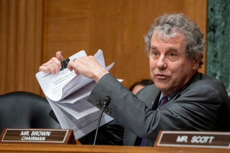 Sherrod Brown’s lunch pail populism starts to unravel