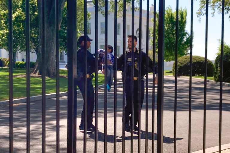 Secret Service intercepts toddler who squeezed through White House fence