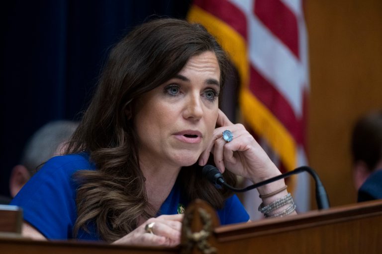Committee Chair Rep. Nancy Mace, R-S.C., speaks during a committee on House Administration Oversight Subcommittee and House Committee on Oversight and Accountability Cybersecurity, Information Technology, and Government Innovation Subcommittee joint hearing. 