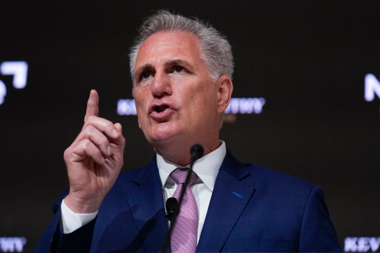 White House press secretary Karine Jean-Pierre lauded House Speaker Kevin McCarthy for comments he made in support of Ukraine while traveling in Israel Monday.