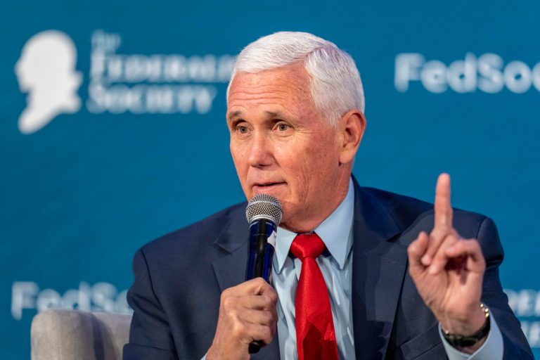 Pence blames Biden administration for bank failures, predicts recession