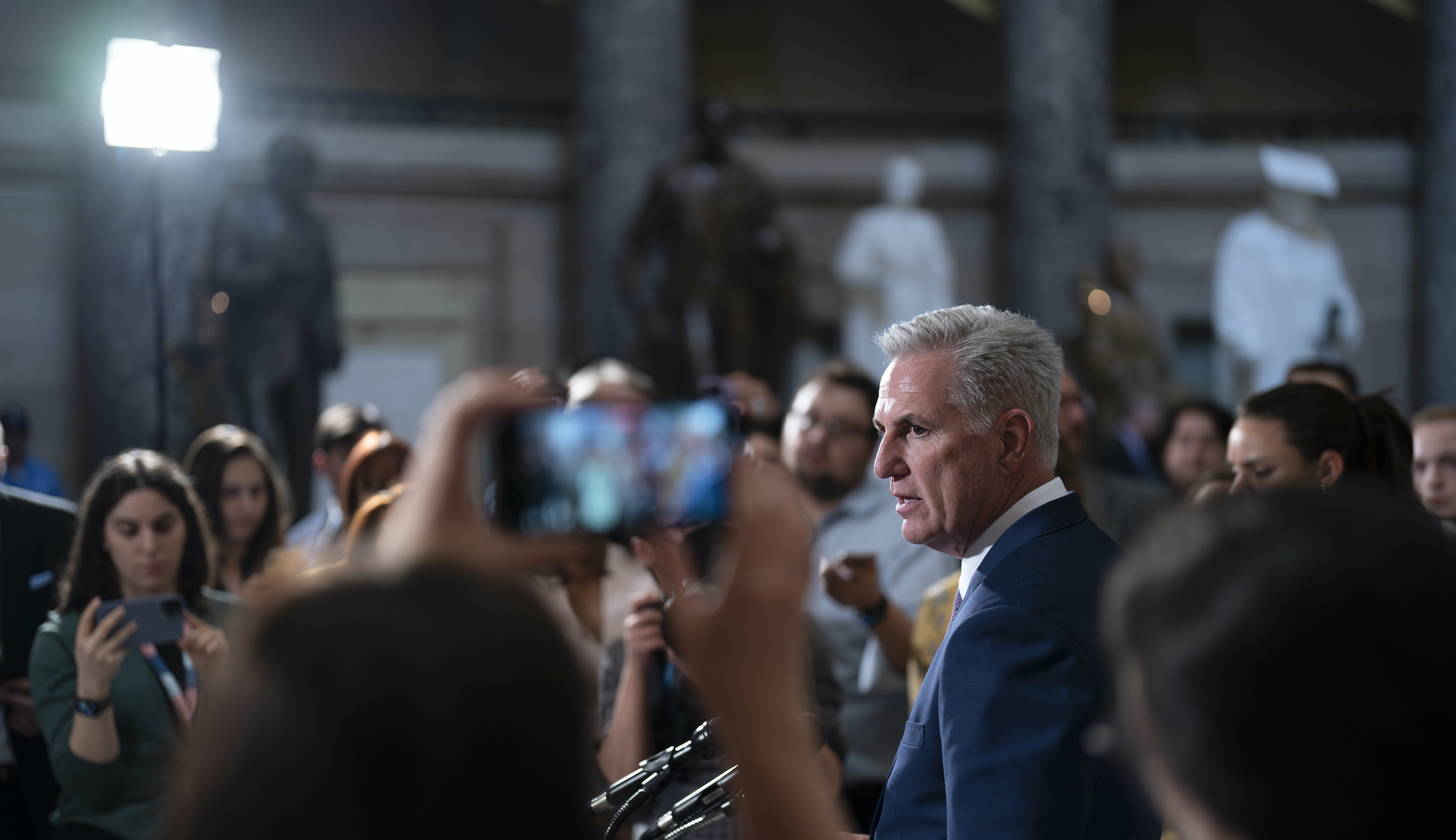 GOP runs unity playbook to win debt ceiling fight