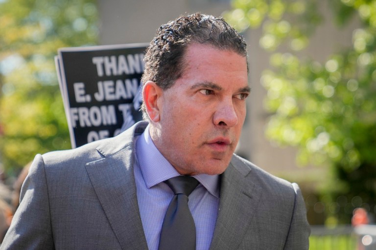Attorney Joe Tacopina, a lawyer representing former President Donald Trump, arrives to federal court, Monday, May 1, 2023, in New York. 