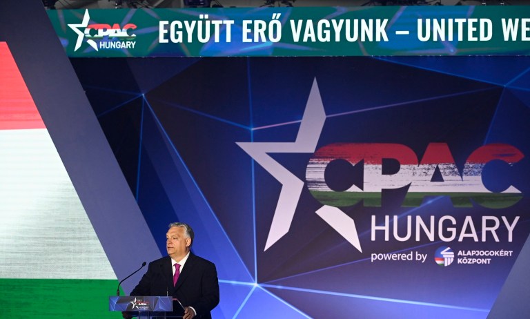 At CPAC Hungary, Viktor Orban again shows his sympathy for Beijing and Moscow