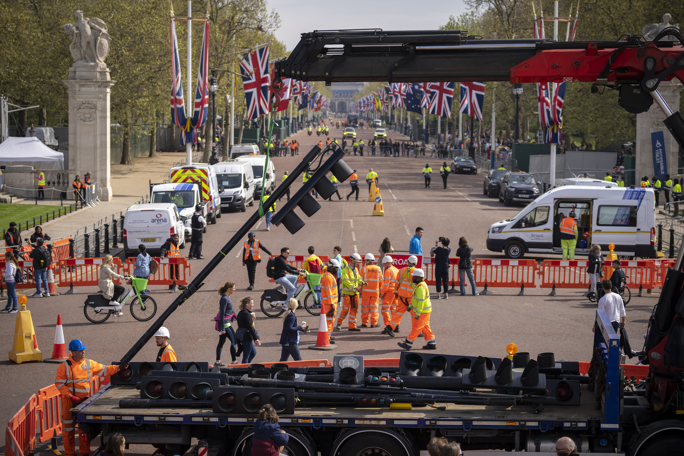The coronation’s security operation is a British mix of the serious and the surreal