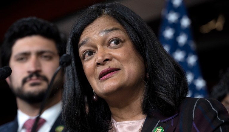 Pramila Jayapal breaks with Democratic colleagues to support rebuke GOP leveled at her