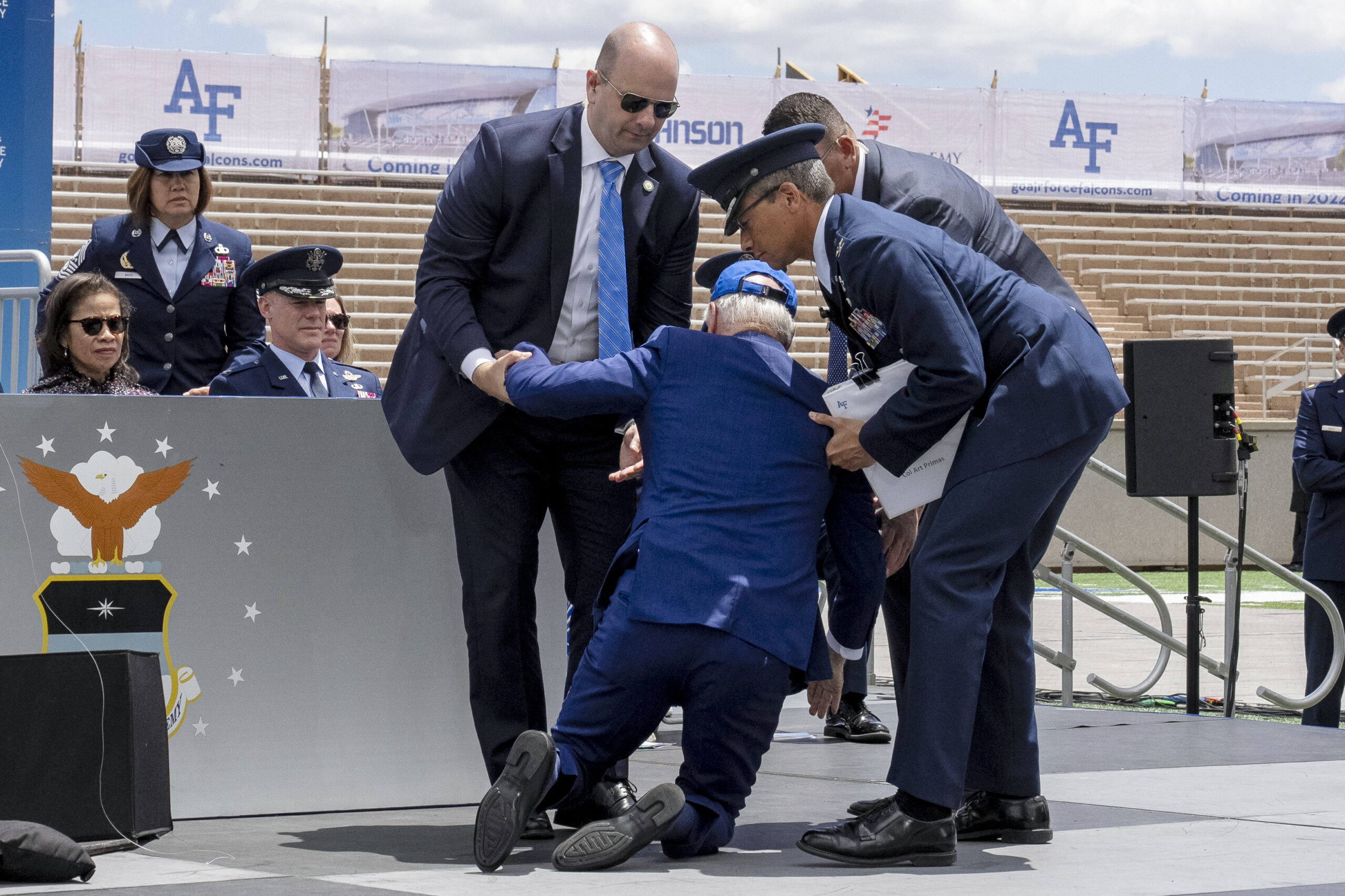 White House Report Card: Biden’s fall said it all