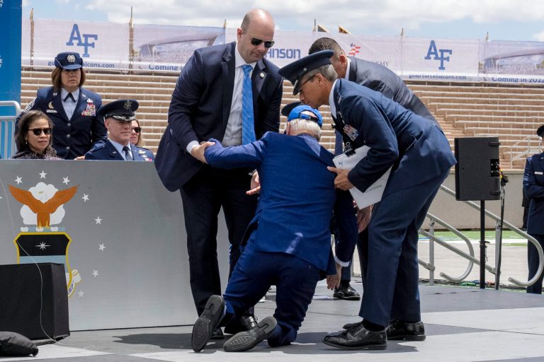 White House Report Card: Biden’s fall said it all