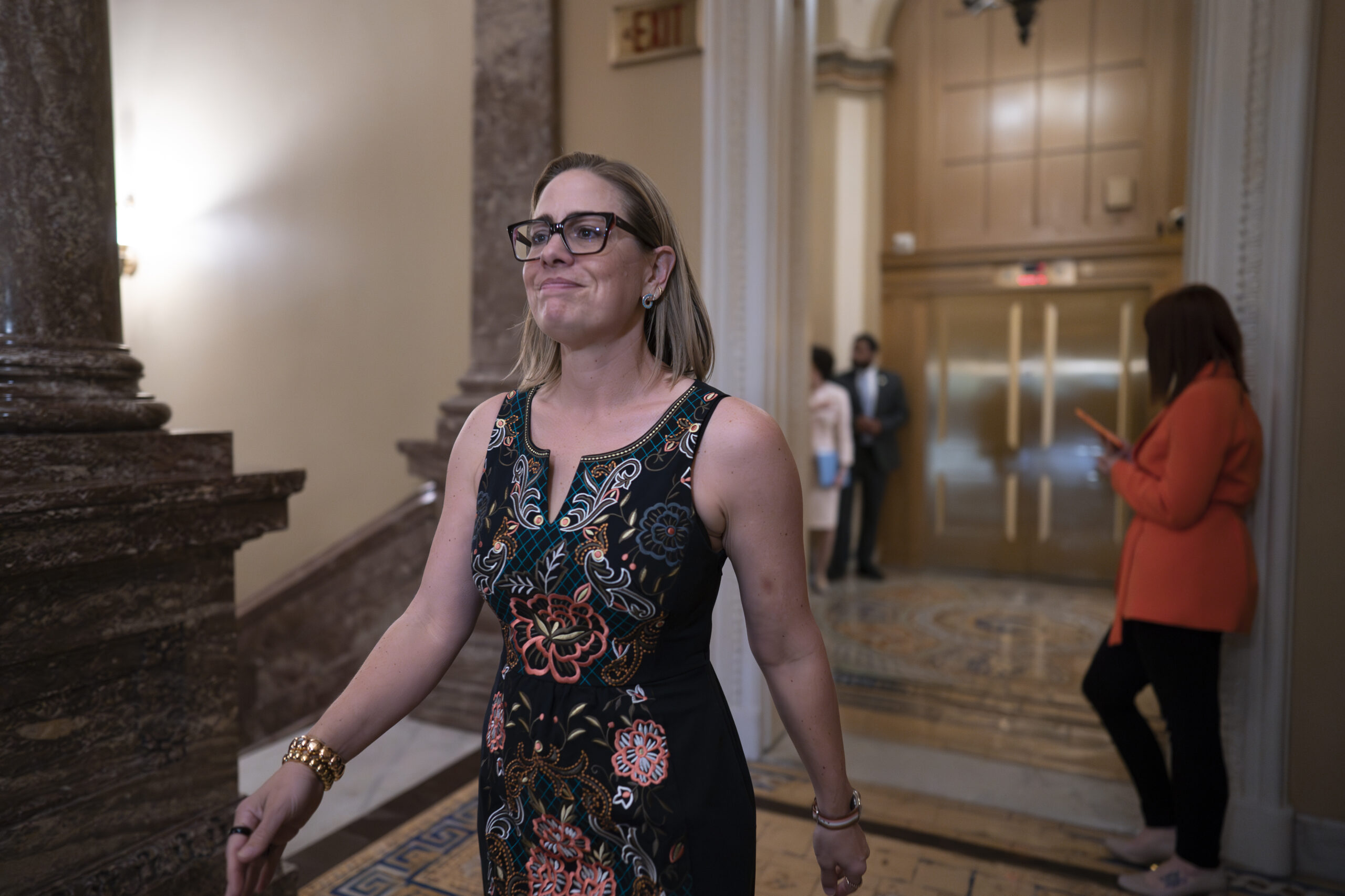 Kyrsten Sinema blasts Democratic leadership over border funding
