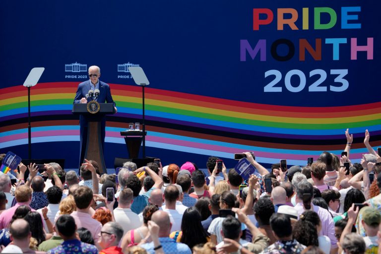 Transgender influencer banned after topless stunt at White House Pride event