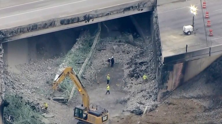 I-95 collapse: PA governor forecasts highway to open in two weeks