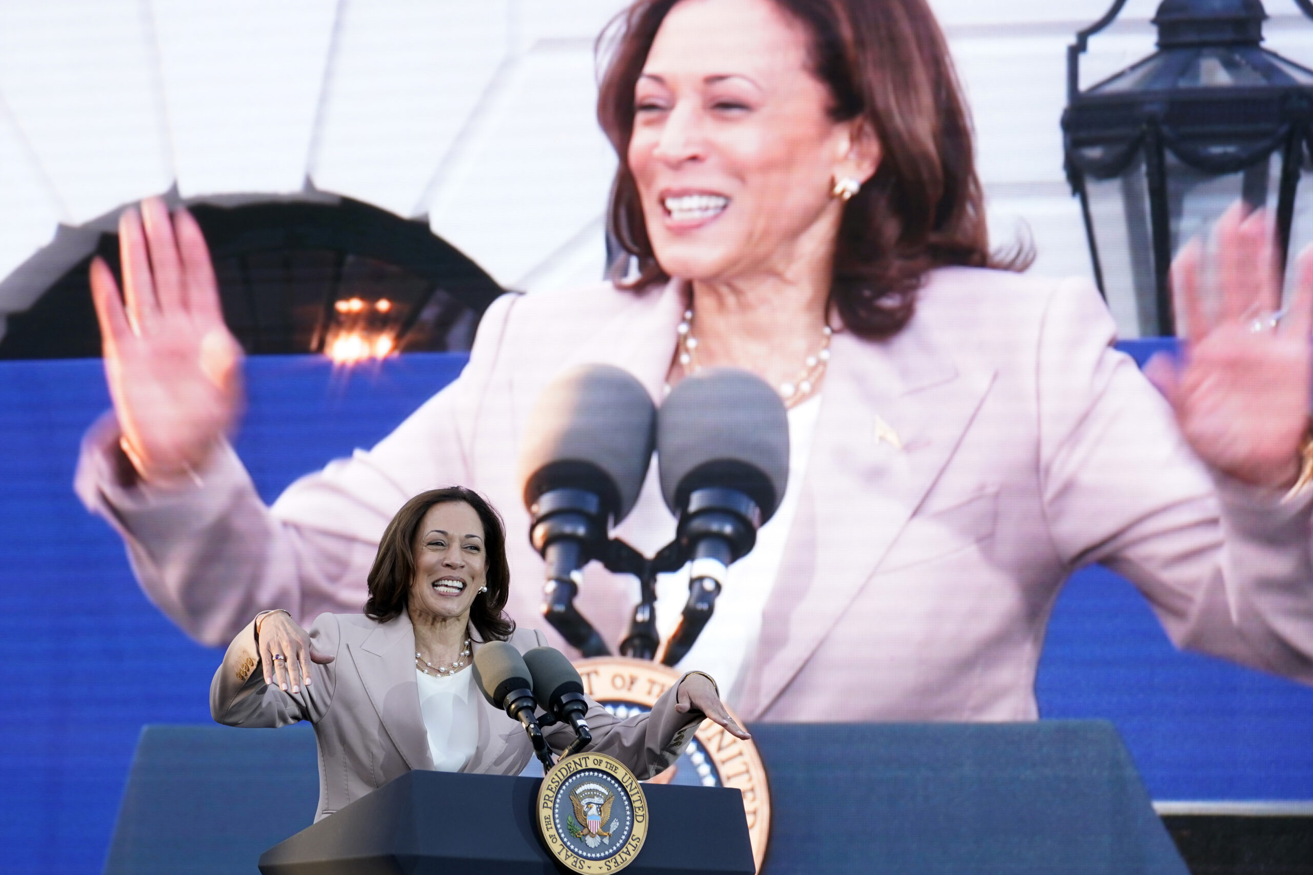 Kamala Harris addresses concerns about possibly taking over for Joe Biden