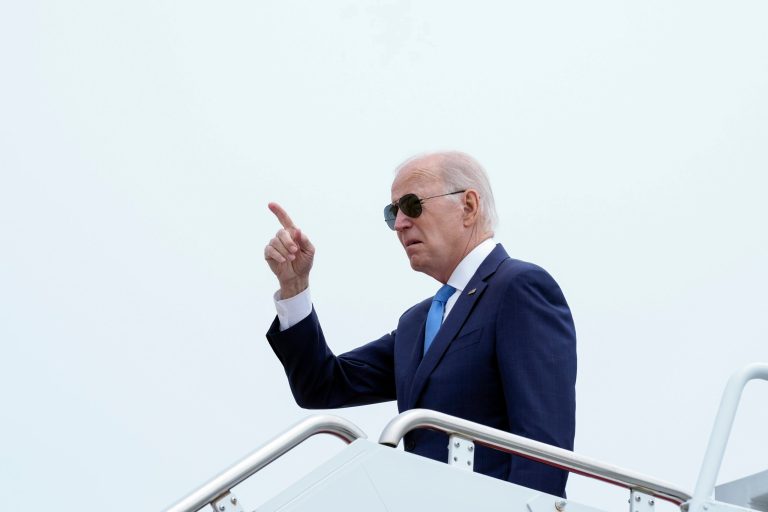 President Joe Biden will travel to Philadelphia, Pennsylvania Saturday to survey damage caused by the collapse of a section of I-95.