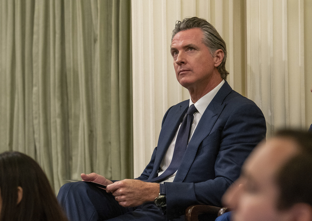 Newsom calls on Supreme Court to uphold ban on domestic abusers owning guns
