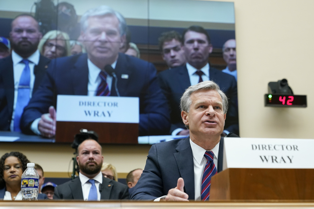 FBI head Christopher Wray pushes for renewal of ‘absolutely vital’ spying power