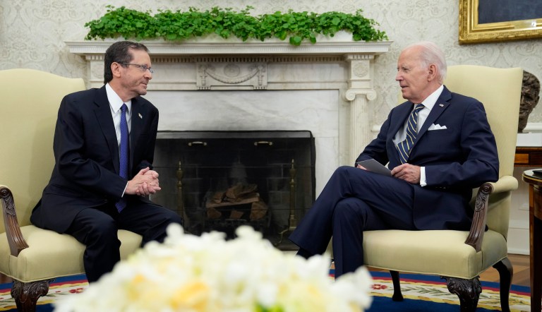 Biden stuck in the middle of heated Democratic debate over Israel