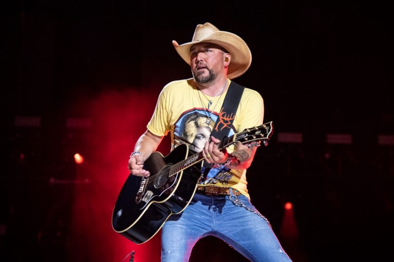 Jason Aldean performs during CMA Fest 2022 in Nashville, Tenn., on June 9, 2022. 