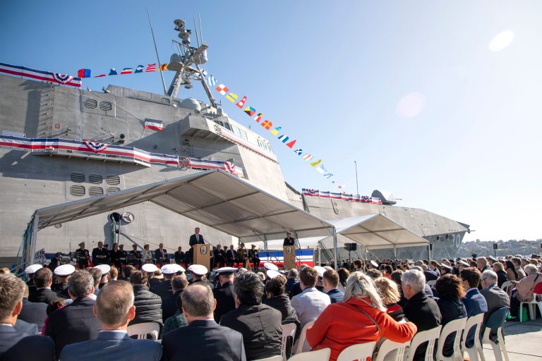 Australia first foreign port to tote US-commissioned Navy warship