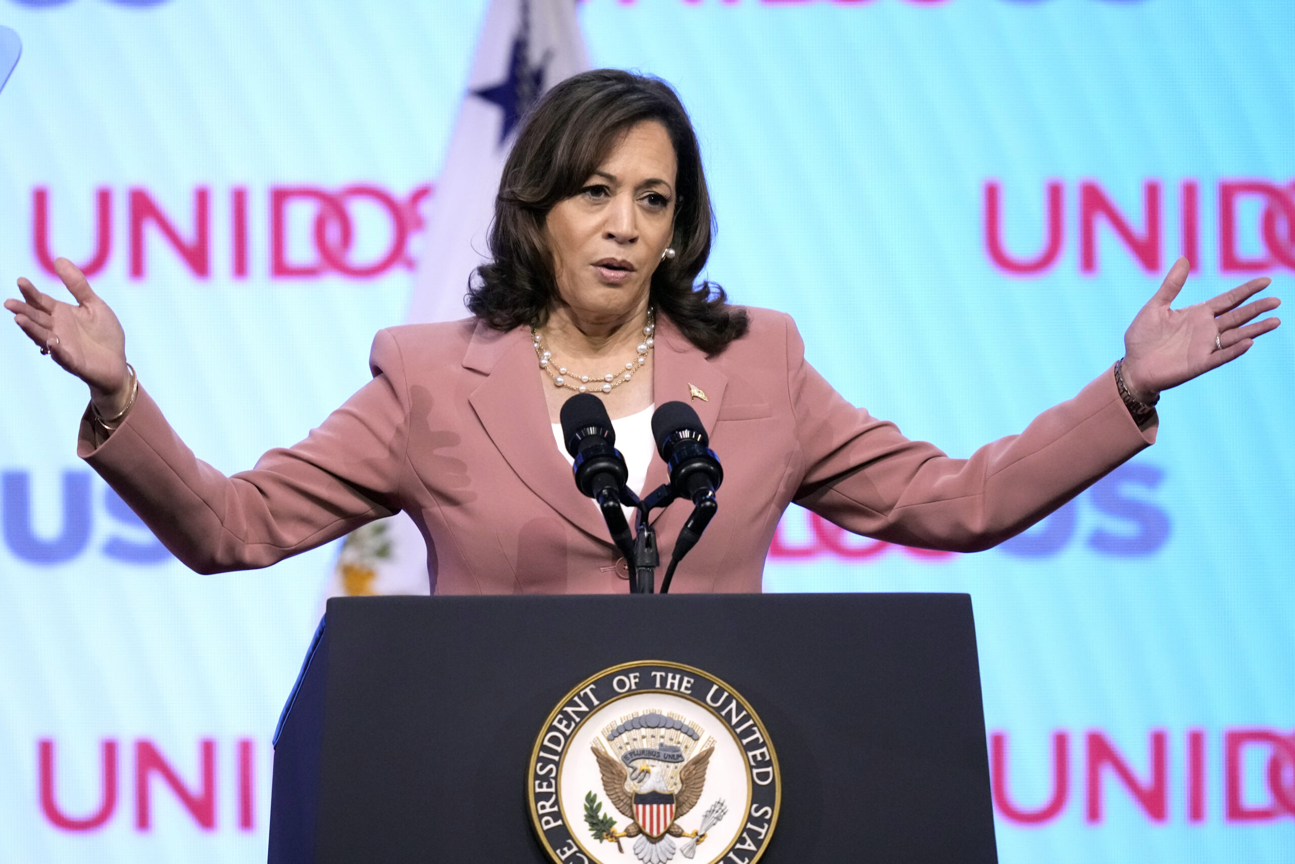 Harris in the campaign spotlight, despite Republican ‘President Kamala’ criticism