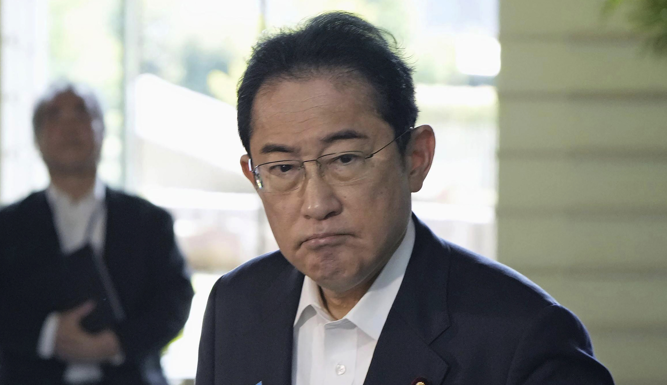 Japan sees a region on fire