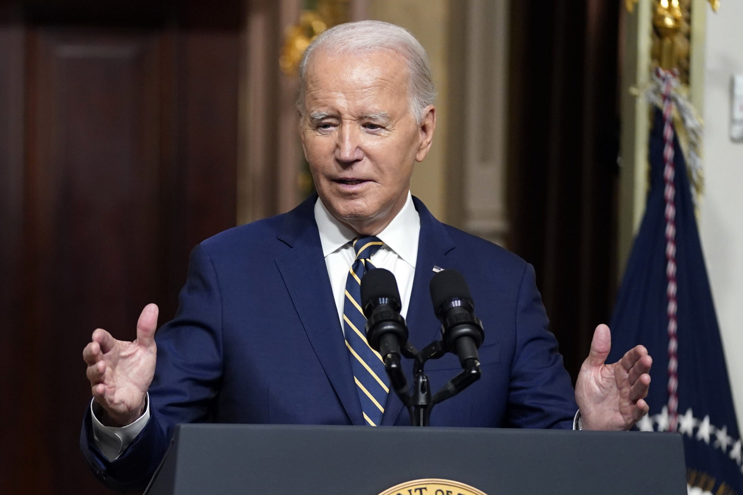 Biden’s ‘focus’ is on families, not GOP impeachment threats, White House says